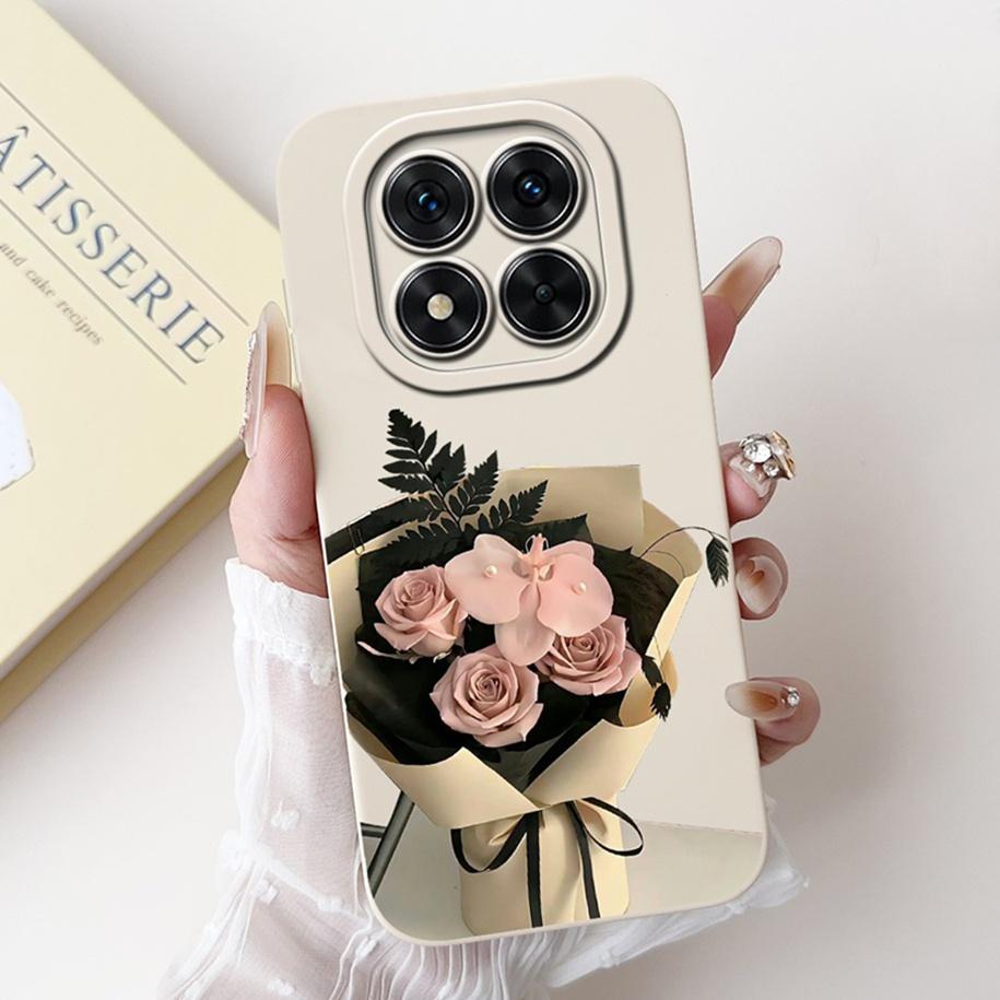 For Xiaomi Redmi Note 14 Pro 5G Case Popular Flower Marble Soft Candy Silicone Phone Back Cover For Redmi Note 14 Pro Plus Funda