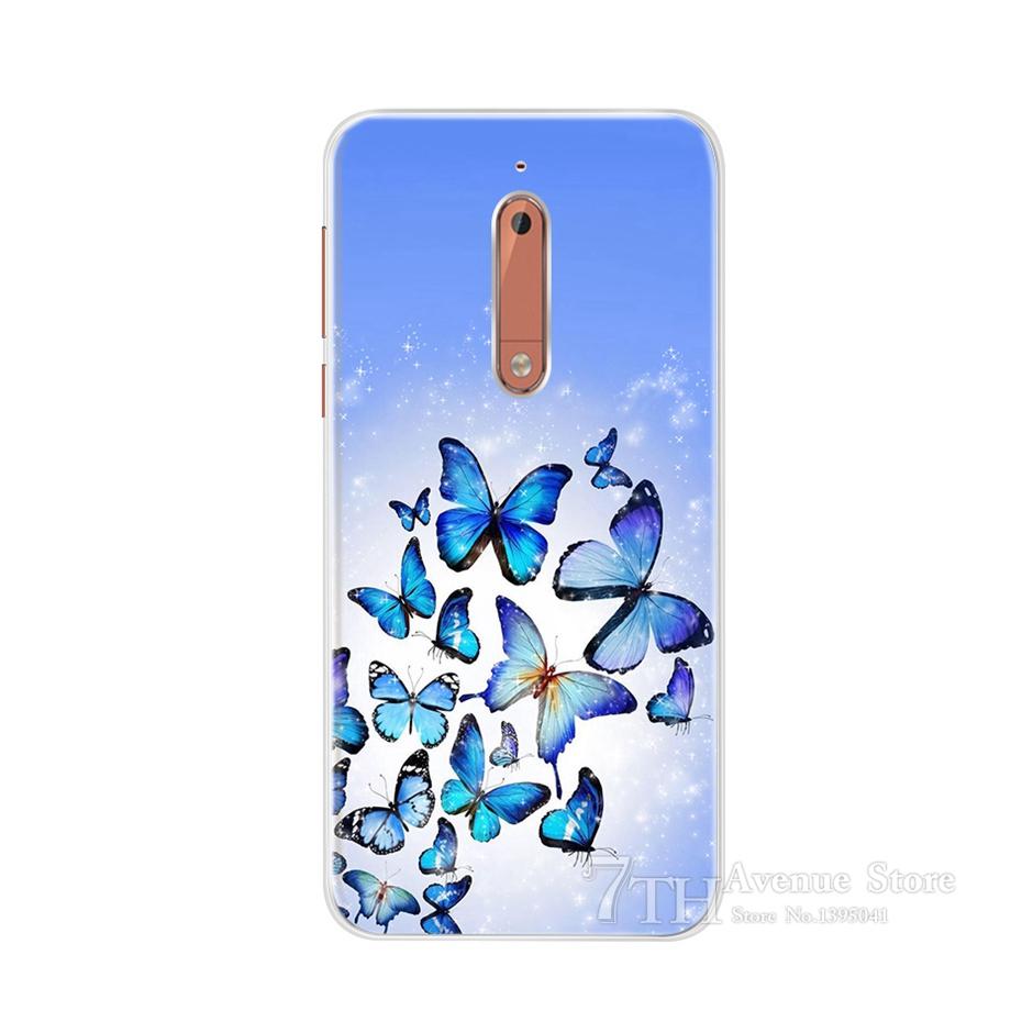 For Nokia 5 Case 5.2" Cartoon Soft Silicone TPU Phone Case For Nokia 5 Nokia5 Global Dual TA-1024 TA-1053 TA-1044 Back Cover