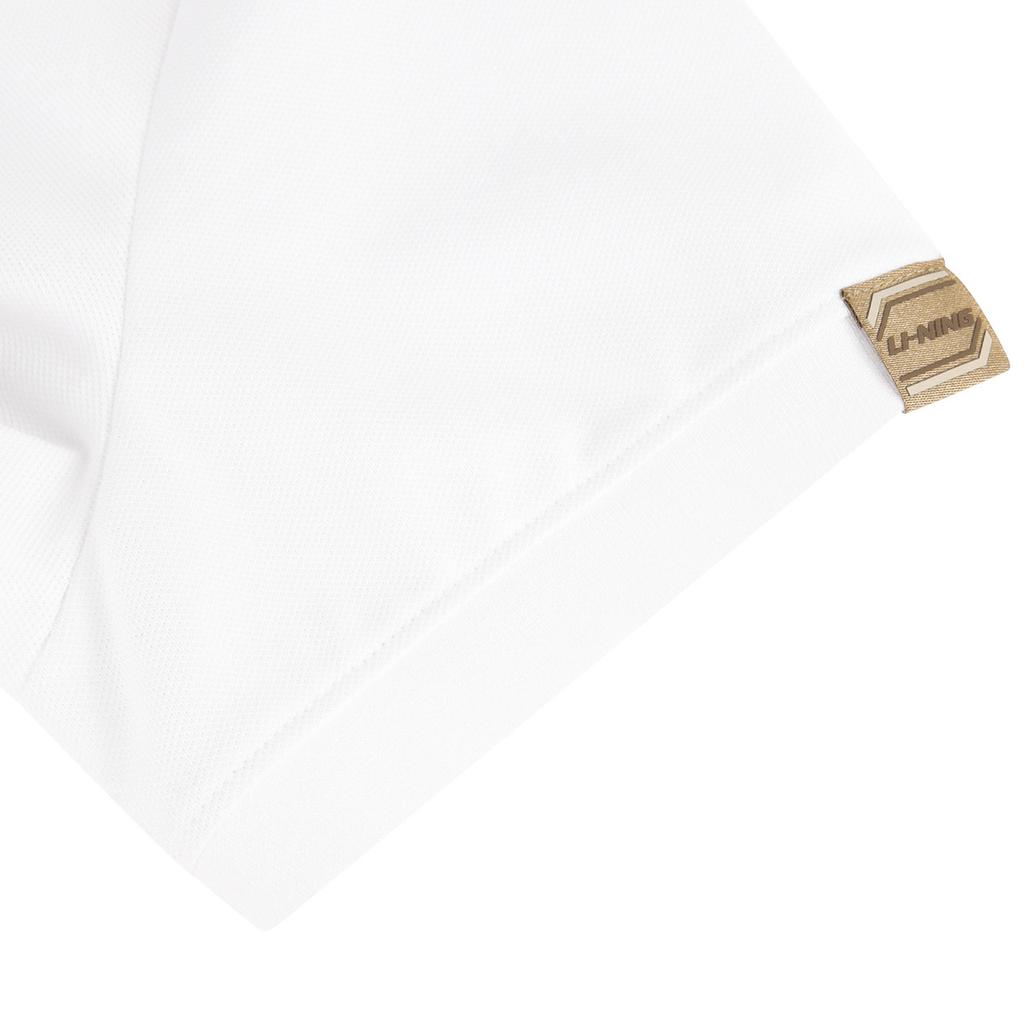 Li-Ning Fashionable Comfortable Breathable Polo Shirt Women tops White APLW478-1