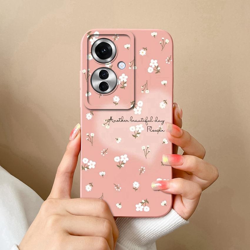 Sacs pour téléphone pour Oppo F25 Pro F23 Realme C20 C25 C30 C31 C33 C35 Narzo N53 N63 Motif Arbre de Coco de Plage Étui de Protection en Silicone Liquide pour Coque Oppo