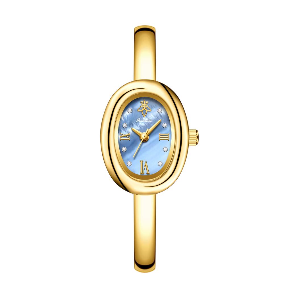 YaLaLuSi Women’s Water-Resistant Quartz Watch: A Minimalist and Elegant Oval-Dial Bracelet Watch – The Perfect Gift Reloj Mujer