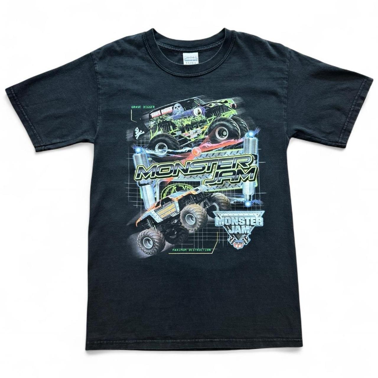 Vintage y2k Grave Digger Monster Truck Jam T-shirt Small XXXL