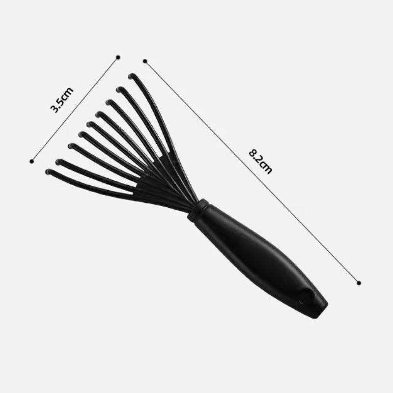 Air Cushion Comb Cleaner Brush Plastic Hair Brush Cleaning Tool Practical Claw Hook Design Efficient Hair Remover for Salon