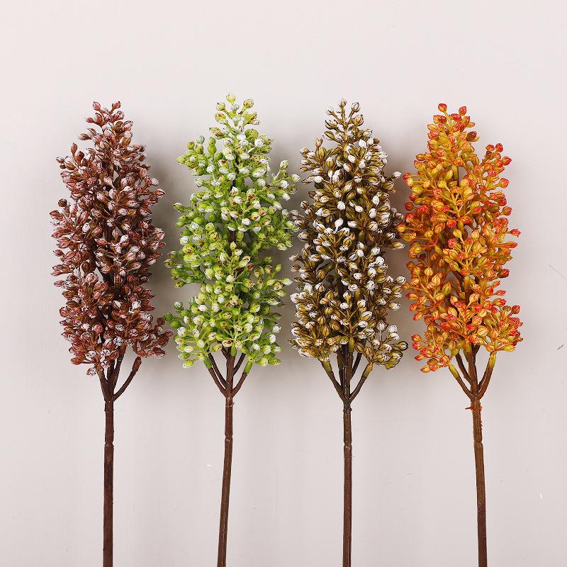 G-114 Vintage Multicolor Artificial Berry Stem, Floral Arrangement for Home Decor & Window Display
