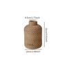 Woven Plant Pot Versatile Holder Table Centerpieces Rattan Flower Vase Ornaments for Desktop Wedding Living Room Home Office