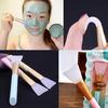 3pcs Silicone Face Mask Brushes, Flexible Facial Mud Mask Applicator Brush, Hair