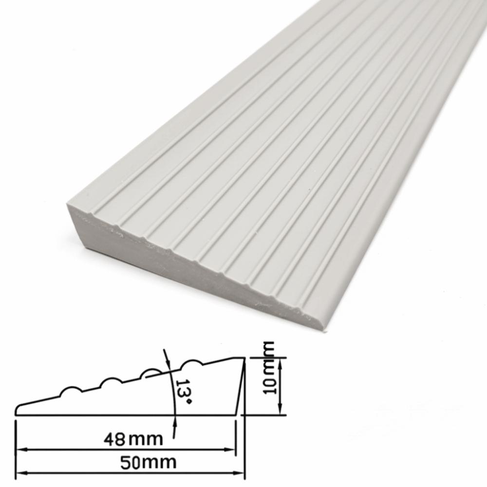 Universal Carpet To Tile Rise Threshold Ramps 60cm Self Adhesive Wheelchairs Ramps Soft PVC Home Steps Household