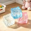 Cube Shape Squeeze Toy Translucence Decompression Toy Stress Relief Sensory Toy  Adult