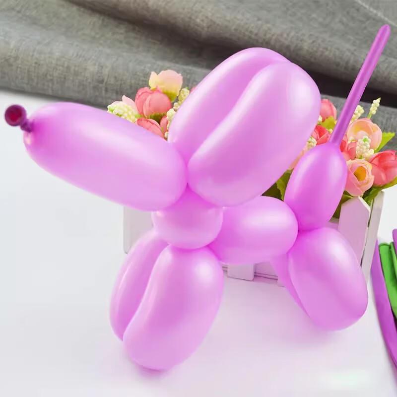 Decorative Long Strip Balloons, 100 Pcs Multi-Color