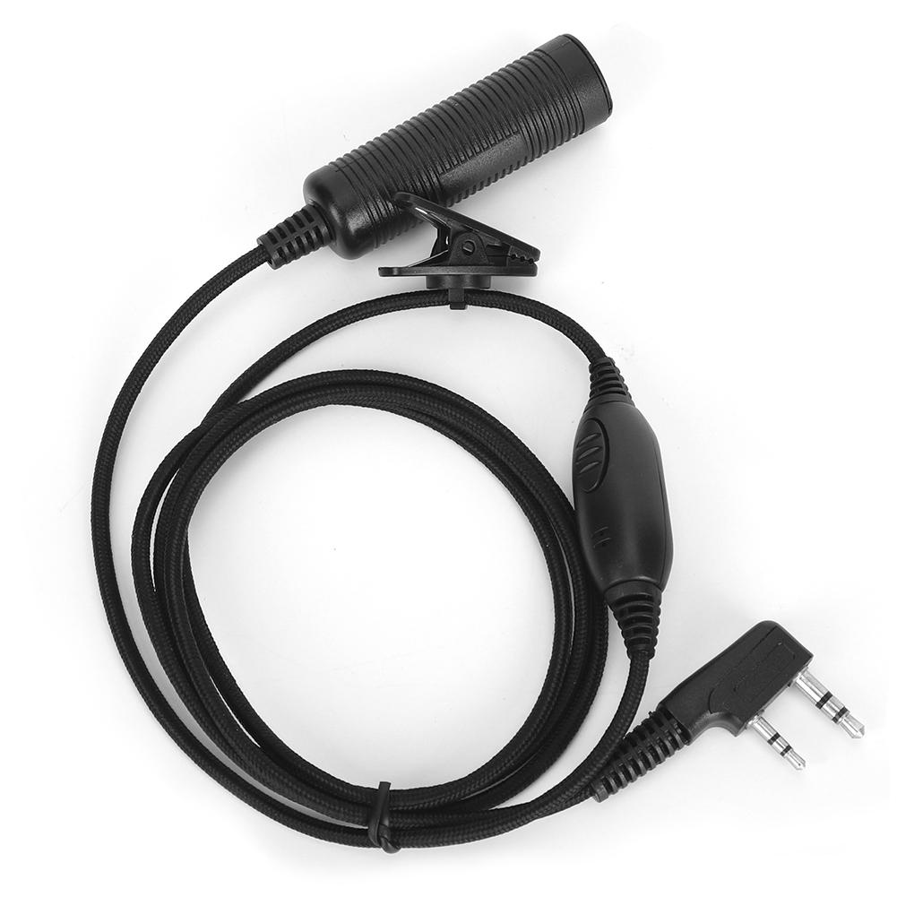 PTT K Head Military Cable Adapter for Baofeng for Kenwood for HYT Two Way Radio