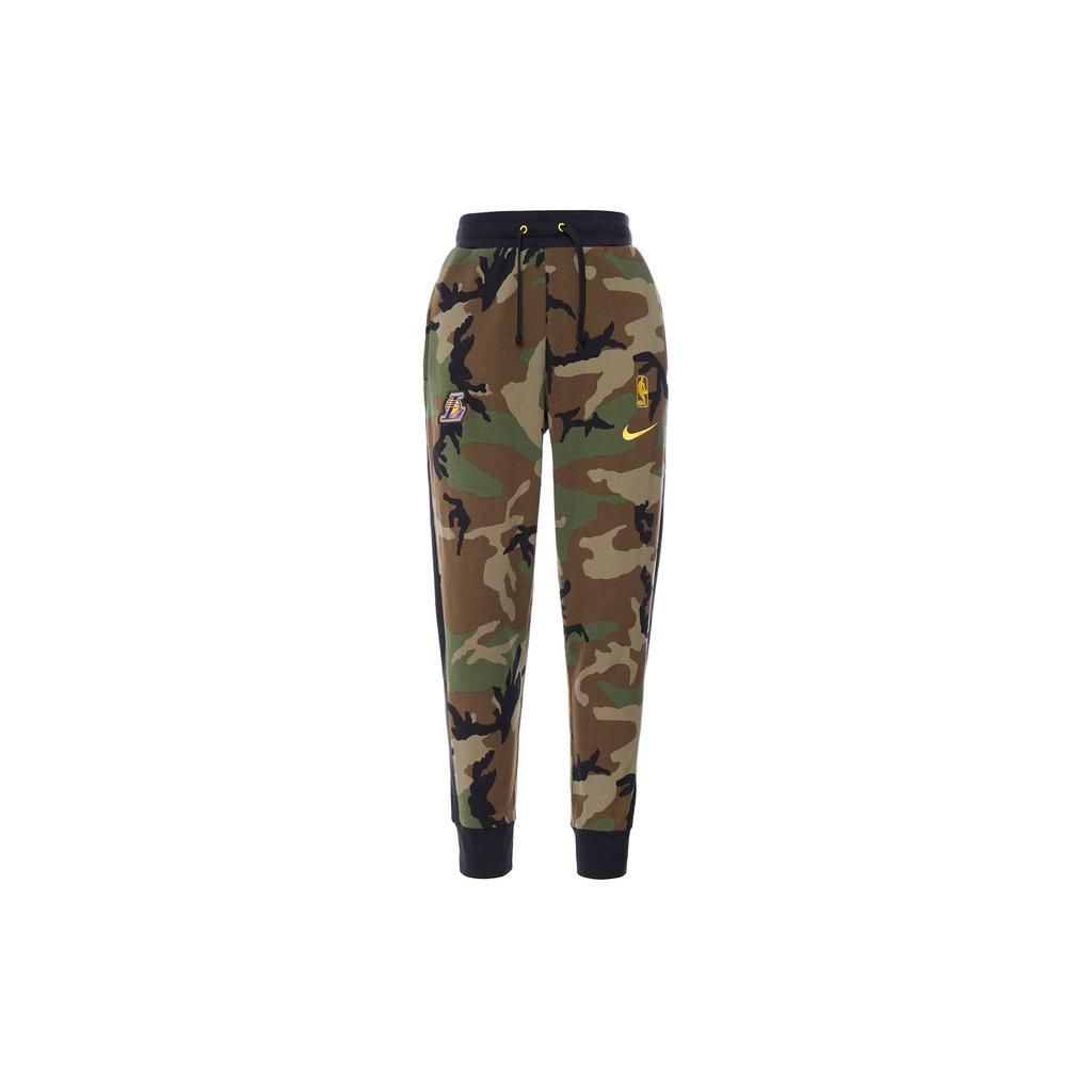 Nike Camouflage Loose Cuff Knit Joggers Men Bottoms Green BQ5054-222
