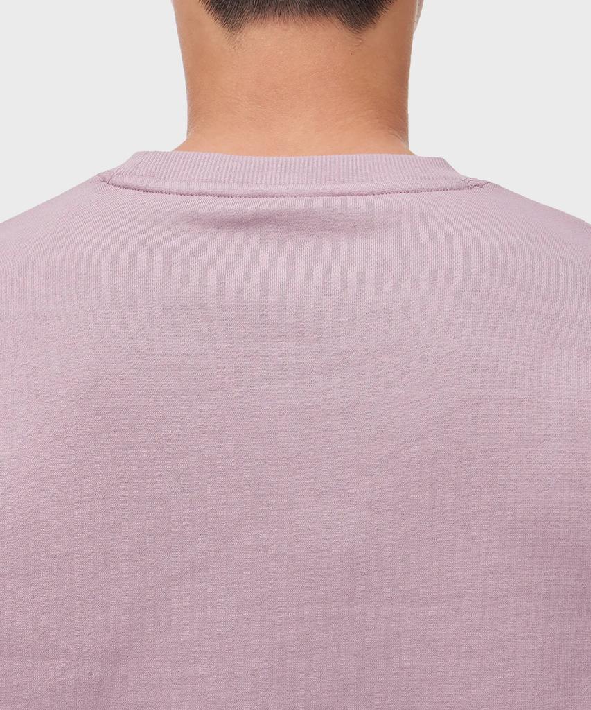 DICKIES Fleece Ox Collar Logo Relaxed Crewneck Elderberry