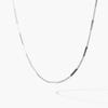 Jbans Classic Flat Bar Slim Chain Necklace (C2503-An919_Sv)
