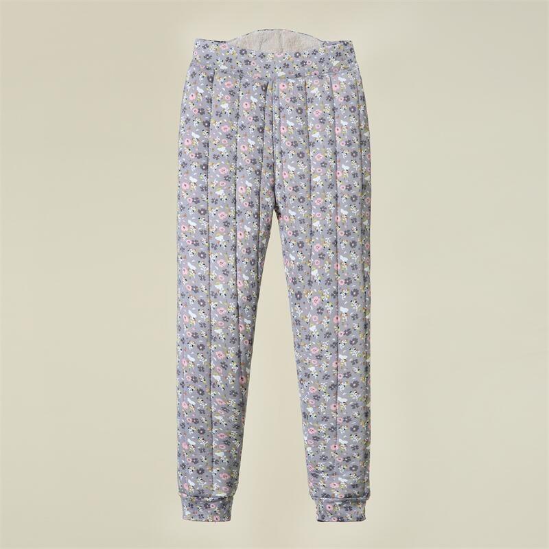 Женские зимние термобрюки, леггинсы для мам, для пожилых женщин и бабушек, осенне-зимние хлопковые брюки с цветочным принтом, защищающие от холода XL