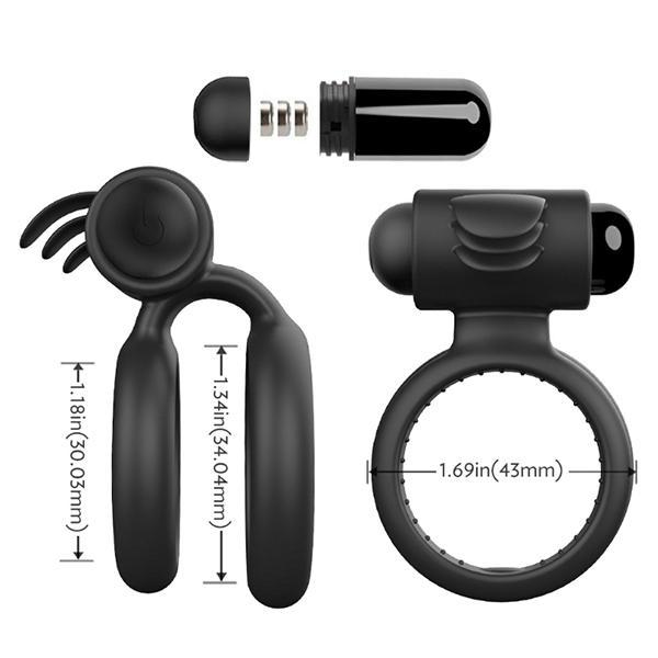Bullet Vibrating Cock Ring Sex Toy For Male Penis Ring