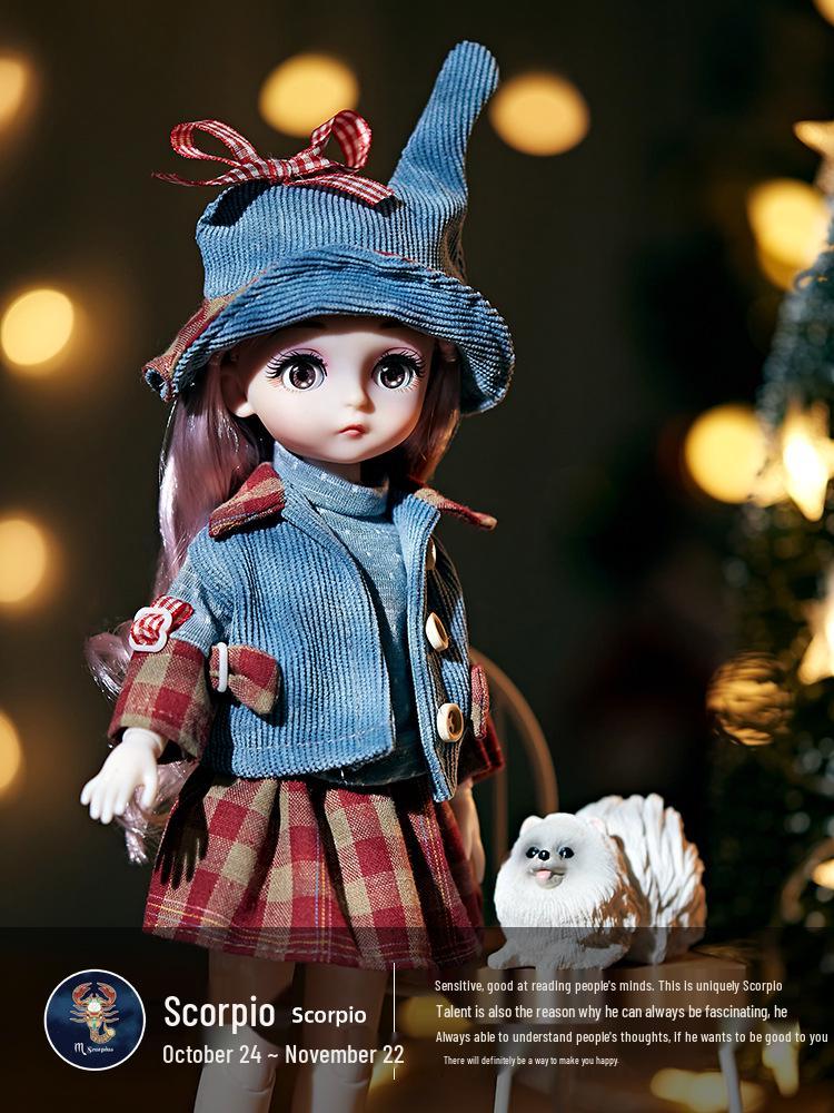 DIY Princess Constellations Vinyl Doll - 13 Joint Movable Toy