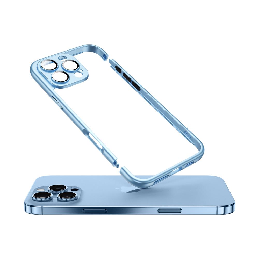 Luxury Color Bumper Case For iPhone 16 15 14 Plus 13 12 11 Pro Max Shockproof Hard Plastic Camera Protection Frame Hollow Cover