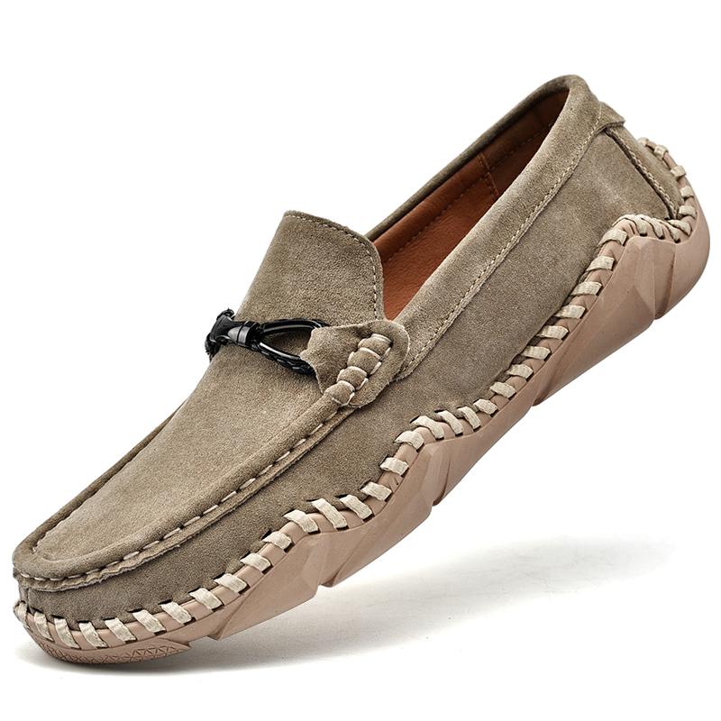 

Роскошная обувь для вождения из натуральной кожи, мужская, итальянская ручная работа, удобная обувь из коровьей кожи, лоферы, мужские мягкие мокасины 48 хаки
