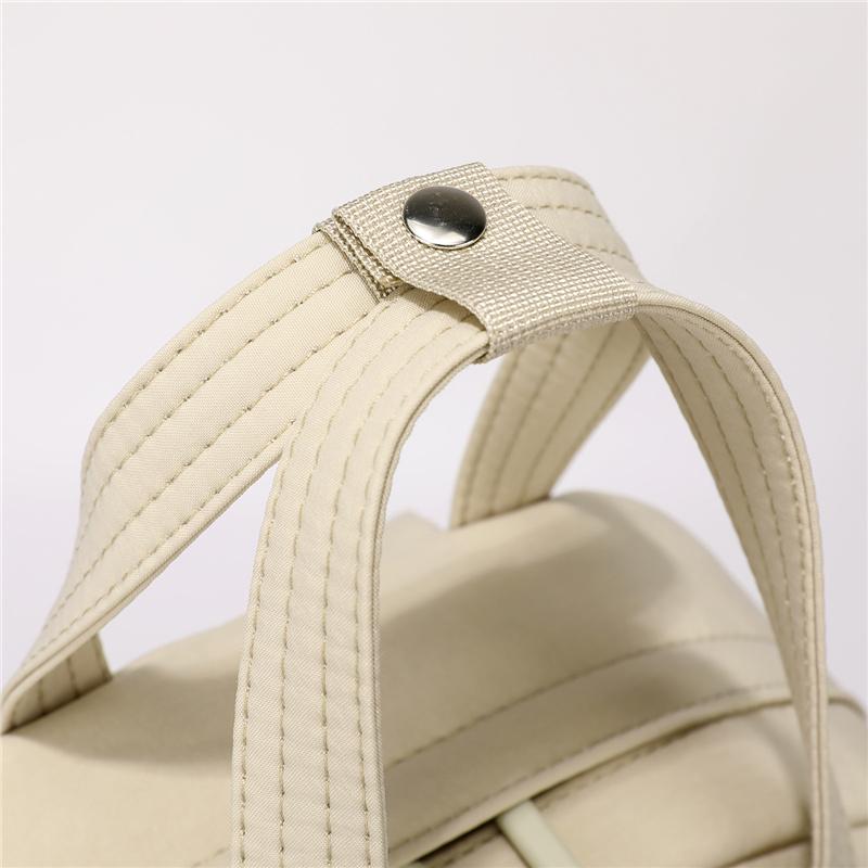 Lightweight Nylon Convertible Backpack Multi Pocket Tote with Detachable Small Purse Casual Daypack for Women Daily Travel
