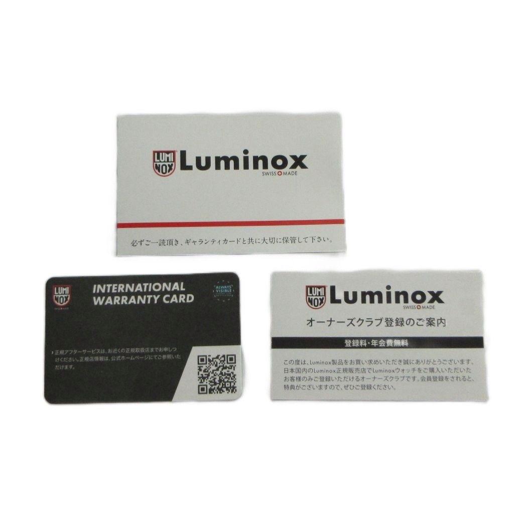 Used Luminox LUMINOX watch 3050 quartz date with calendar black dial black GY18 /MQ