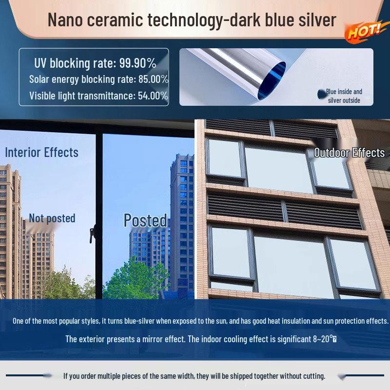 Heat-Insulating Sunshade Film for Windows and Balconies