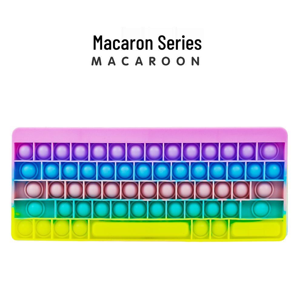 

Rainbow Silicone Puzzle Keyboard Toy for Kids - Mouse Buster Halloween & Christmas Decompression