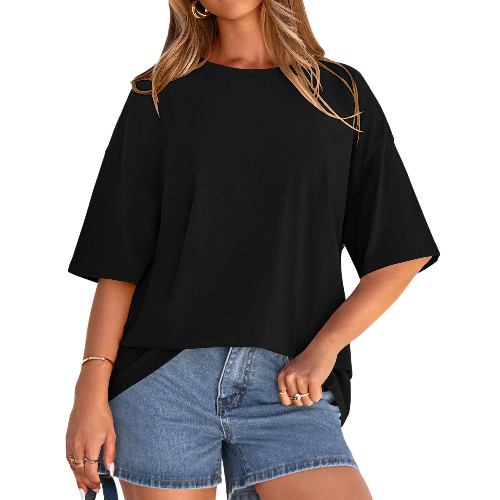 Женский повседневный универсальный топ оверсайз L