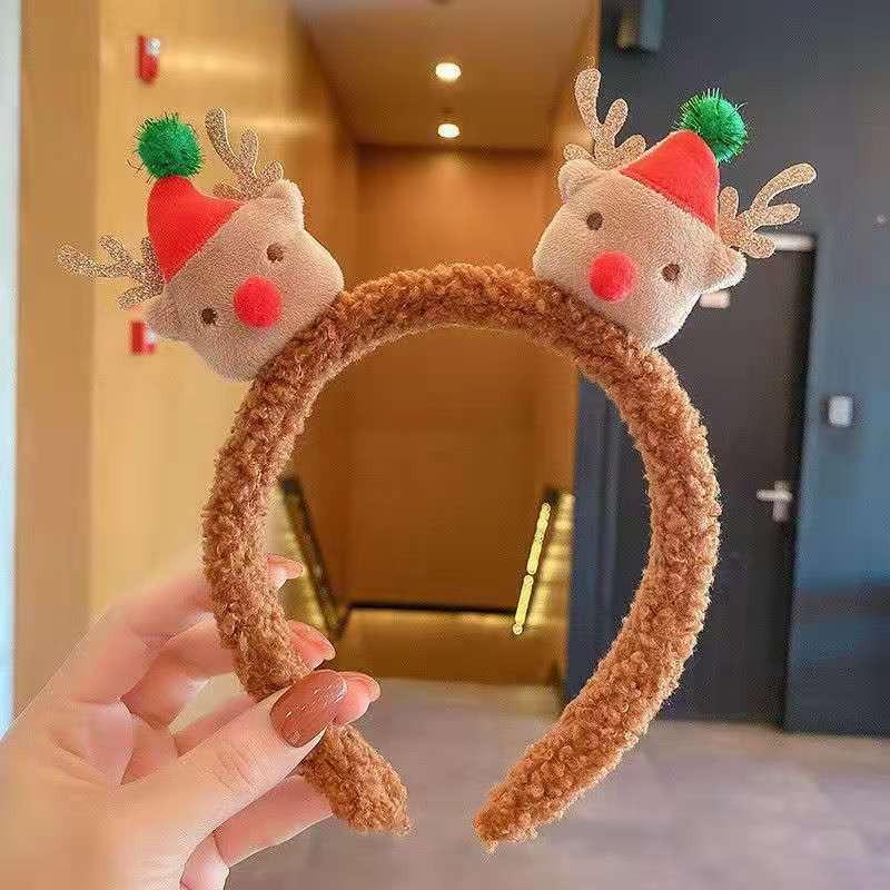 Headbands Sweet Style Cute Snowman Elk  Hair Accessories Decoration Christmas