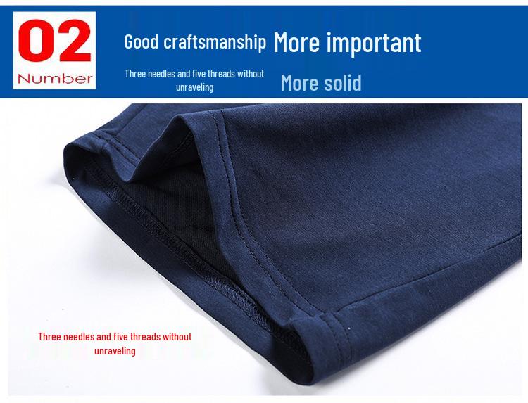 Men's Casual Summer Cotton Shorts: Lightweight Home, Sleep & Sports Wear