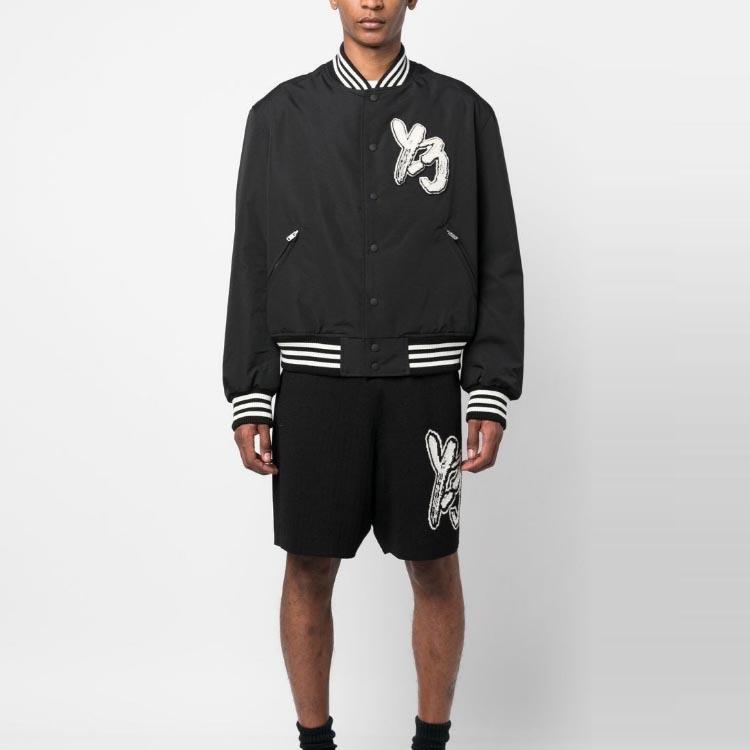 Y-3 Team Jacket Black/White Unisex Outerwear H44804