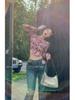 Women's Retro Chic Long Sleeve Irregular Print T-Shirt - Spring Design, Sweet & Spicy Hong Kong Style Top.