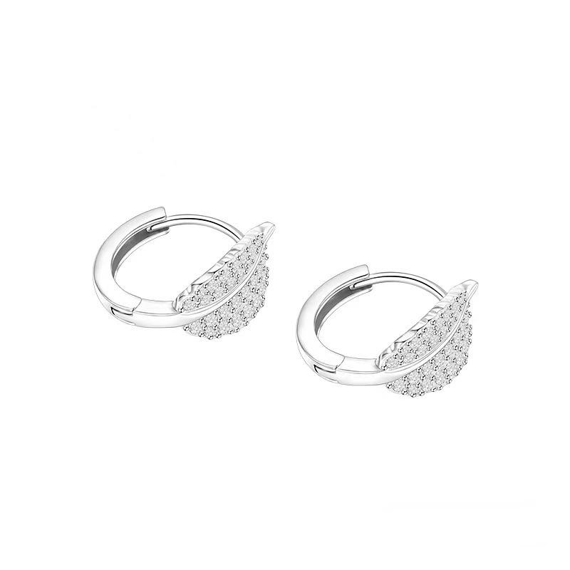 

Элегантные серьги-листочки с бриллиантами: Женские роскошные серьги-каффы высокого класса и универсальные пусеты