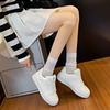 Fashion Women Sneakers New Fashion Aerating Plate Shoes for Women All-Matching Platform couple White Shoes Outdoor Casual Sneakers Women