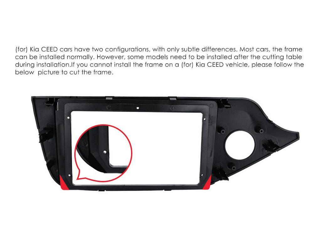 10.33-inch Android Navigation System with GPS, Bluetooth, and Wireless CarPlay for 2012-2016 Kia CEED