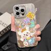 Women's feather yarn Apple 16promax mobile phone case 15pro niche 14plus advanced sense 13 all-inclusive soft case 12