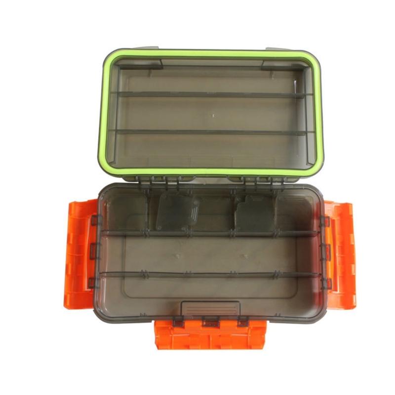 Fishing Box Waterproof Plastic Fishing Lures Box Lures Hook Minnows Baits Storage Case Multifunctional Fishing Tool