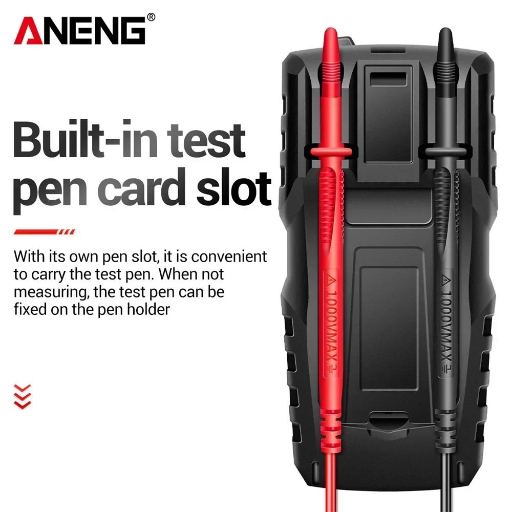 New Multifunctional ANENG M108 Digital Multimeter Profesional 4000 Counts Mini Auto AC/DC Voltage Meter Resistance Capacitance Electrical Tester Tools