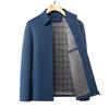 ROMON Men's Business Casual Turn-down Collar Jacket LMYC5760-20