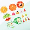 Kids Fruit Educational Fraction Board For Early Childhood Math Skills Building