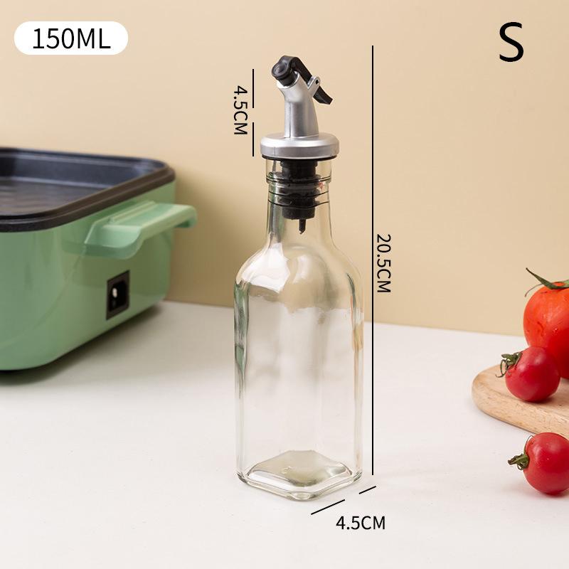 150/250/500ml průhledná láhev na olivový olej, nepropustná kuchyňská koření, sójová omáčka, ocet, lis na karafu, grilovací láhev
