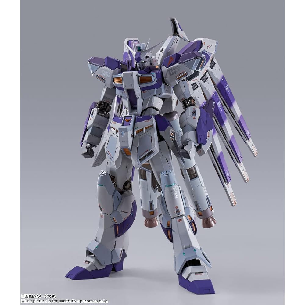 TAMASHII NATIONS Metal Build Mobile Suit Gundam Hi-Nu Gundam Figure 205mm ABS PVC Diecast Painted Action Figure