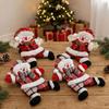 2pcs/set Felt Snowman Curtain Holder Cartoon Doll Window Curtain Fastener  New Year
