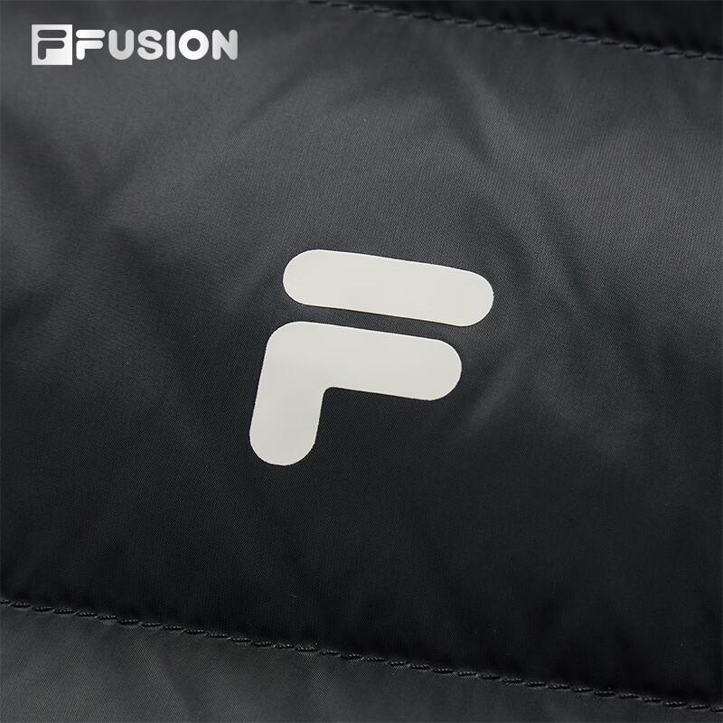 FILA FUSION Men's Color-block Hooded Down Jacket 2-Piece Set