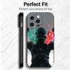 S-Schwert O-Online SAO Kirito Weiche Handyhülle für iPhone 16 16E 17 Air 15 Pro Max 14 Plus 13 Mini 11 12 7 Schwarze Rückseitenschale