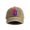 DR Dominikanische Republik Flagge Baseballkappen Used Hüte Dad Cap Unisex Damen Retro Outdoor Sommer Verstellbar Stolz Dominikanische Hüte