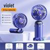 Portable Handheld USB Foldable Mini Fan with Digital Display for Desk or Outdoor Use