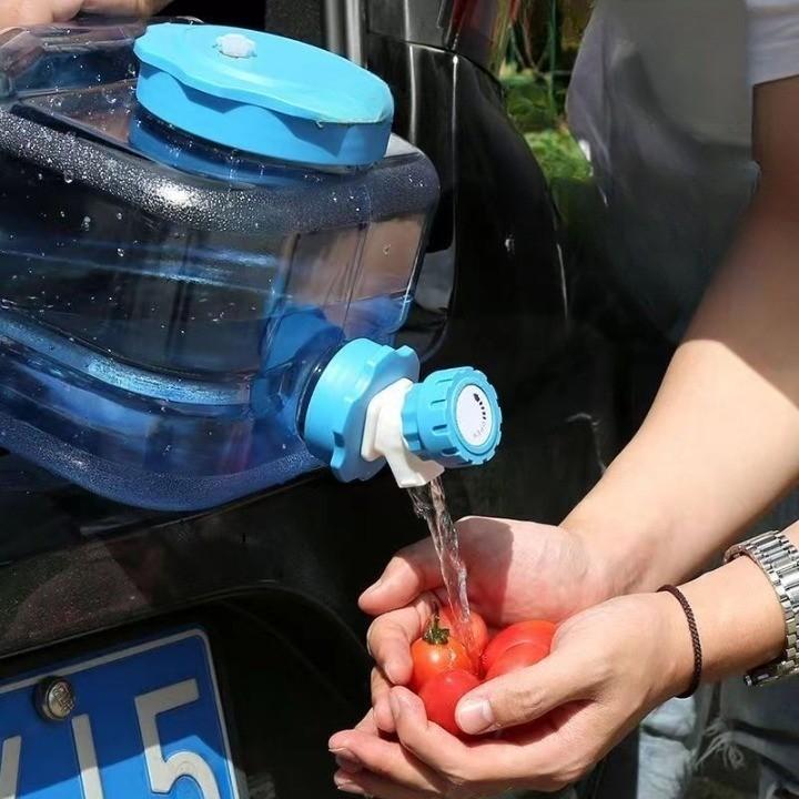 

Ведро для хранения воды 12 л/18 л, крытое ведро, установленный на автомобиле, контейнер для хранения воды, резервуар для хранения воды на открытом воздухе с краном
