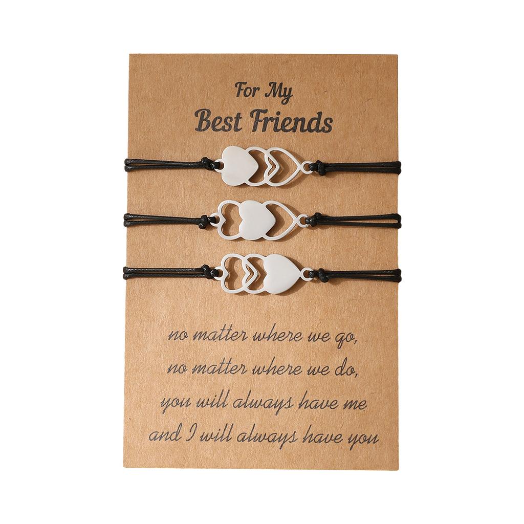 1 Set Long Woven Friendship Bracelets Handmade Adjustable Anklets Woven Bracelets Rope Bracelets Perfect for Daily