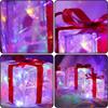 AEE4-Christmas Light Gift Box LED Light Christmas Box Decorations Christmas Tree Home Lawn Decorations