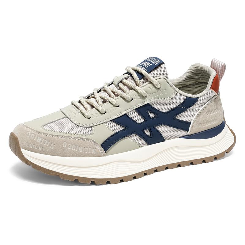 Autumn New Heightened Thick-soled Wear-resistant Breathable Mesh Shoes Casual Sports Shoes